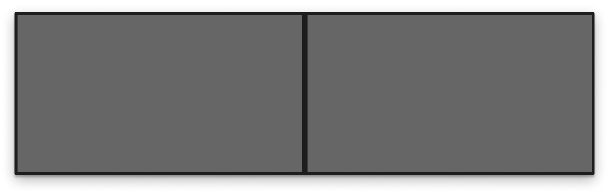 Digital signage example showing restaurant menu boards