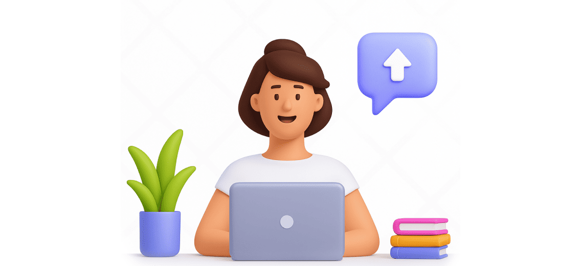 Upload content illustration